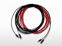 Rallonges câble solaire 6mm² (noir + rouge) MC4-MC4 | 10m