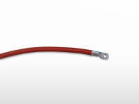 Fil VK 16mm² ROUGE avec cosse M8 / NU | 2m