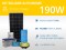 Kit solaire autonome 190W - Plomb - Multiplus 500VA | 230V / 1,8kWh