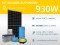 Kit solaire autonome 930W - Plomb Gel - Multiplus 1200VA | 230V / 7,2kWh