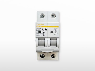 Disjoncteur Bipolaire DC Courant Continu 600V | 25A