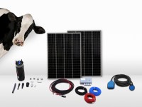 Kit pompe solaire immergée pour abreuvoir SHURFLO - flotteur 