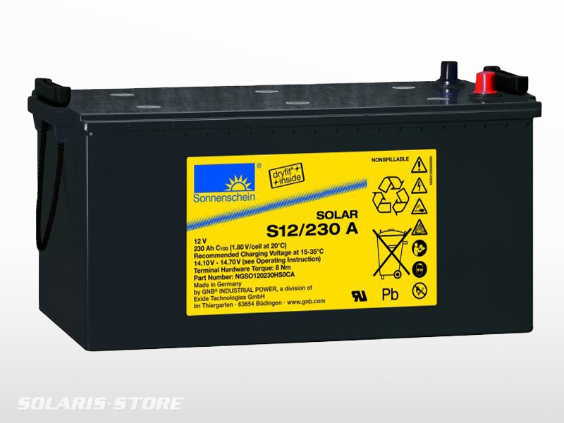 batterie solaire gel 200ah