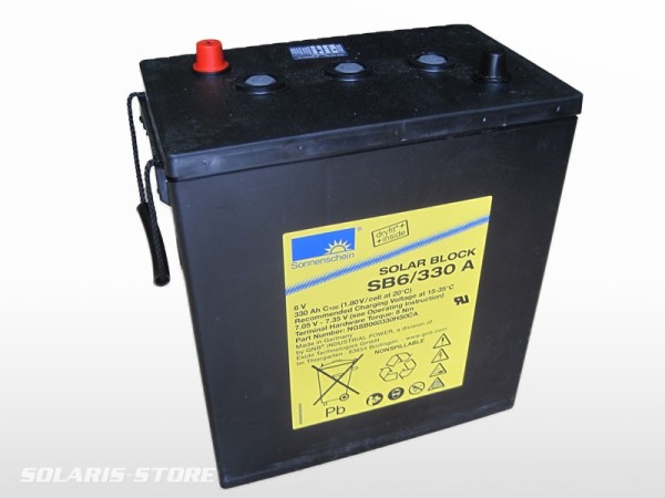 Batterie solaire gel SONNENSCHEIN SOLAR BLOCK SB 6/200 A