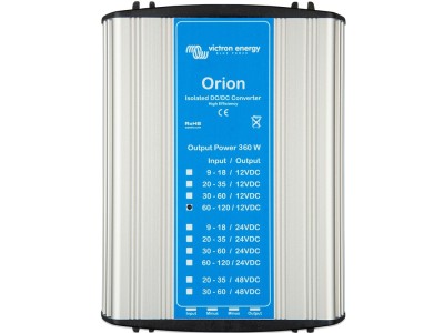 Convertisseurs Orion CC-CC isolés modèles de 360 W et spéciaux créés à des fins spécifiques Victron Victron