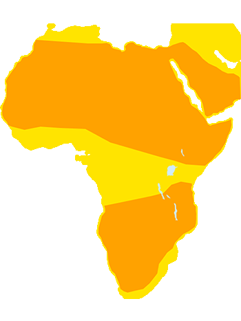 Ensoleillement solaire en Afrique