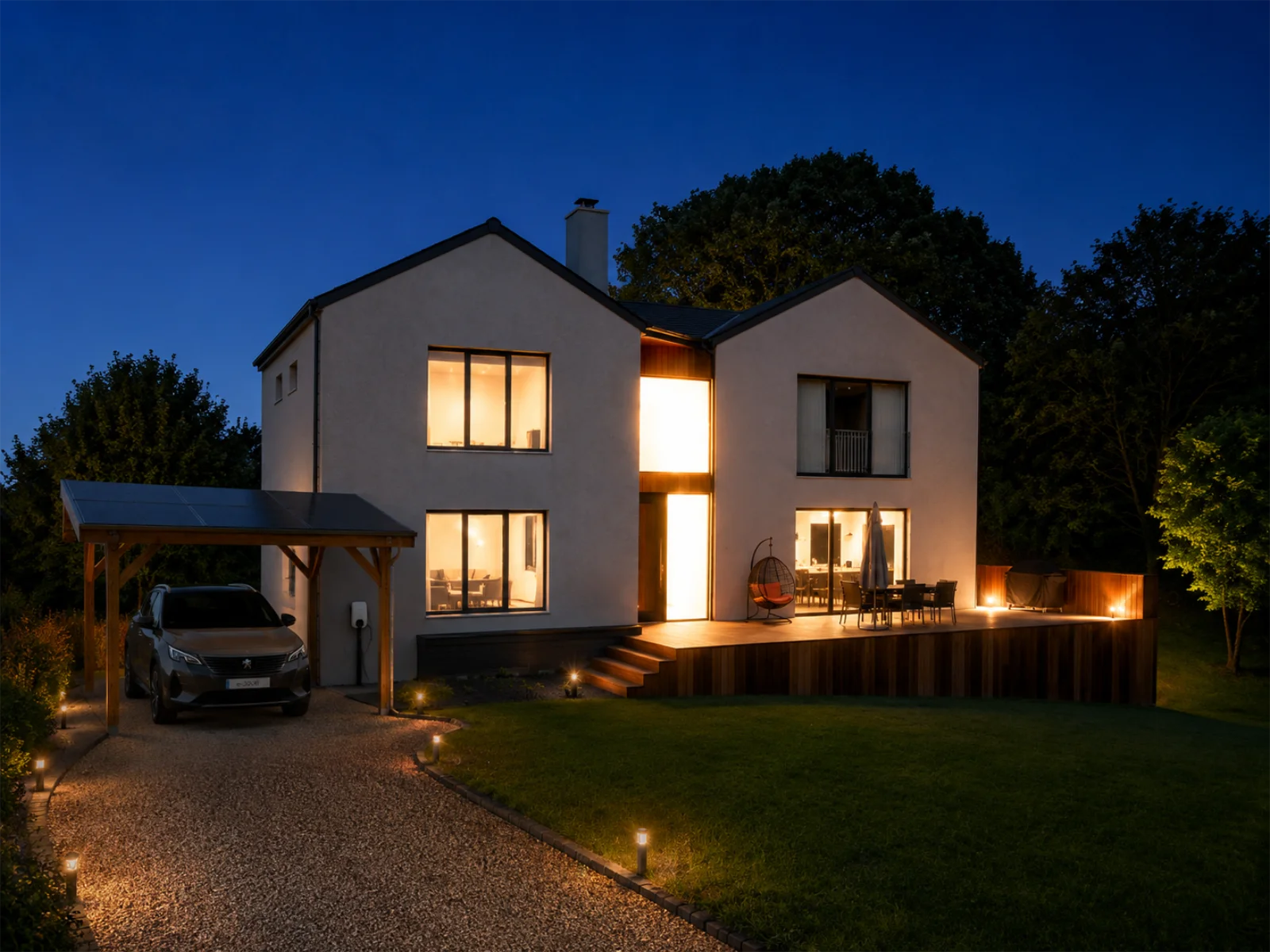 Carport solaire pour l'autoconsommation