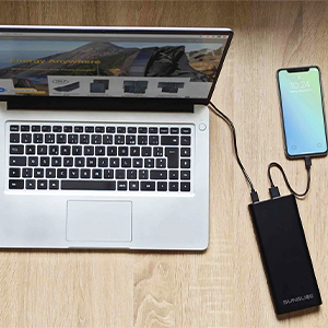 Recharge ordinateur portable et smartphone