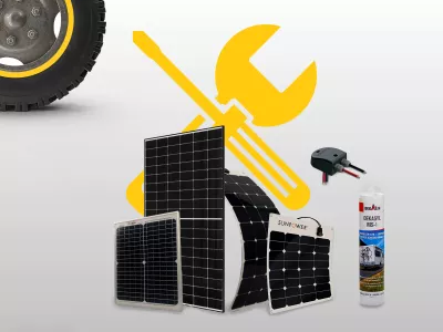 Installer un kit panneau solaire sur un camping-car