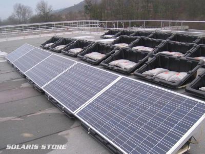 Is&egrave;re (38) / Pose de paneaux solaires sur Bac Console