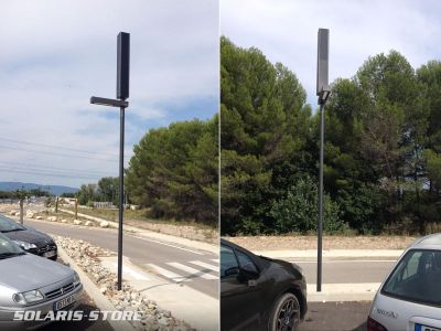 Pertuis (84) / Lampadaires solaires SUN BOULEVARD 128Wc