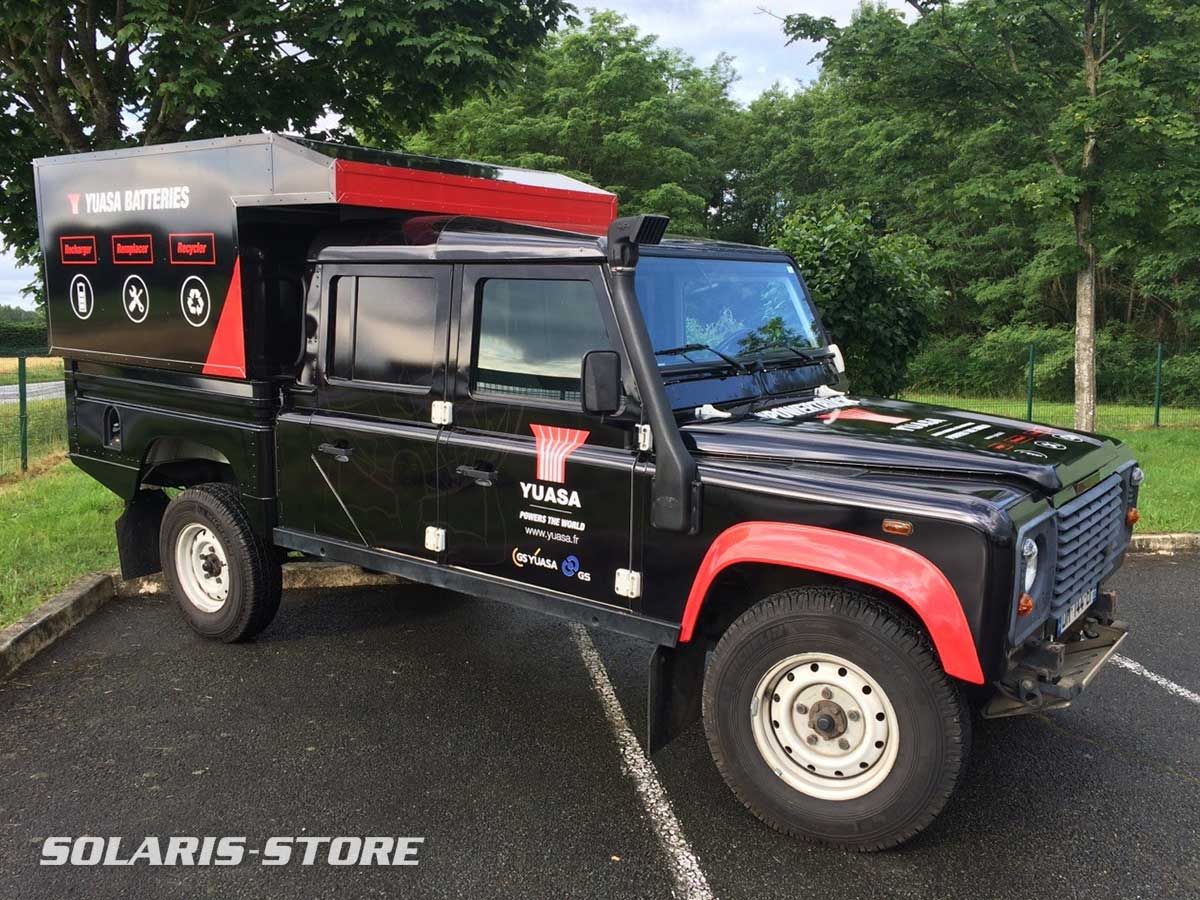 Installation de panneau solaire sur camion et 4x4