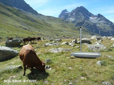 Is&egrave;re (38) /  Abreuvoir solaire pour les paturages du parc des &eacute;crins