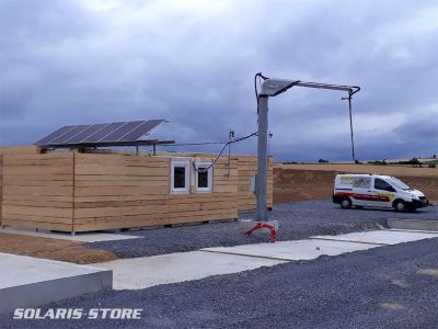 Alimentation solaire autonome silo à grain