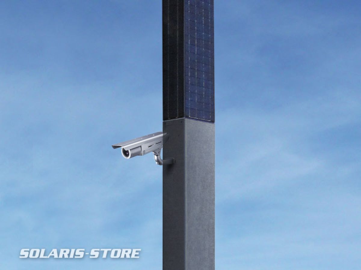 développement de système de vidéo surveillance à énergie solaire pour les chantiers