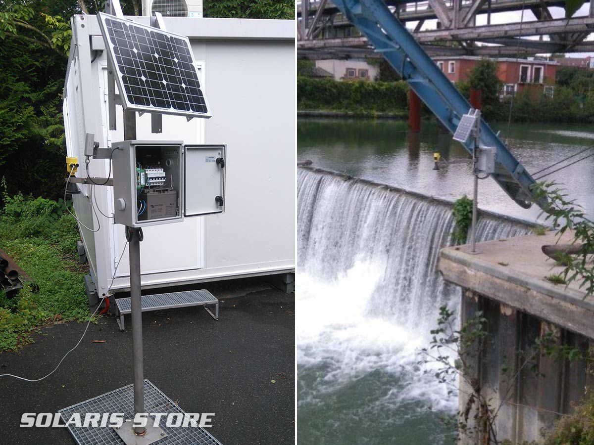 Nièvre (58) / Système de relevé de crue alimenté de façon autonome grâce à l´énergie solaire
