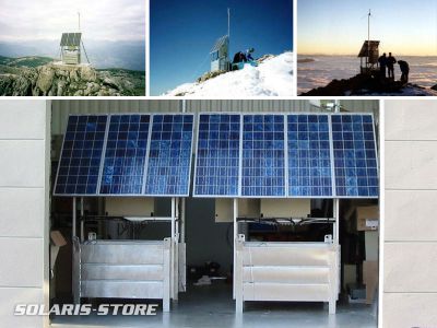 Conception de g&eacute;n&eacute;rateurs autonomes solaires pour les relais radio telecom de haute montagne du PGHM 