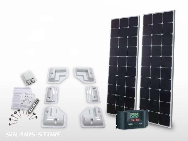 Fixation Panneau Solaire 7 pièces avec passe toit, sans perçage, pour  installations sur camping-car, caravane et van aménagé 