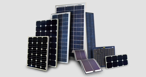 Panneau solaire photovoltaïque monocristallin, polycristallin et back-contact 