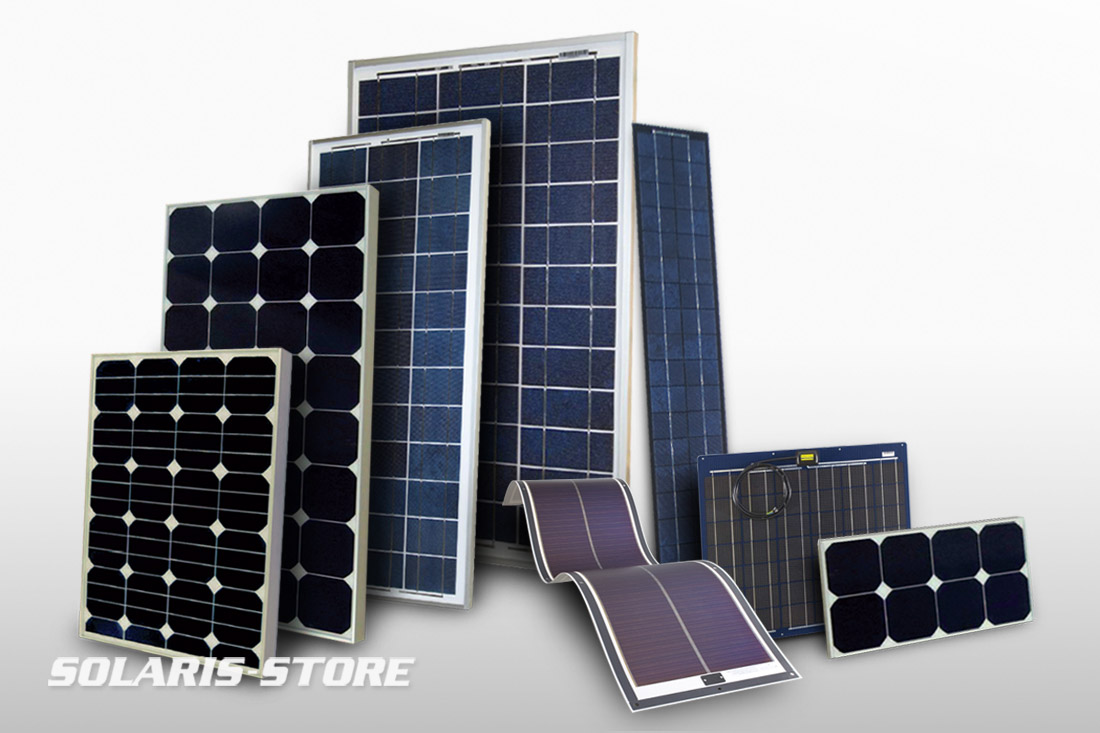 Panneau Solaire Monocristallin - Photovoltaïque, Silicium, 165 W