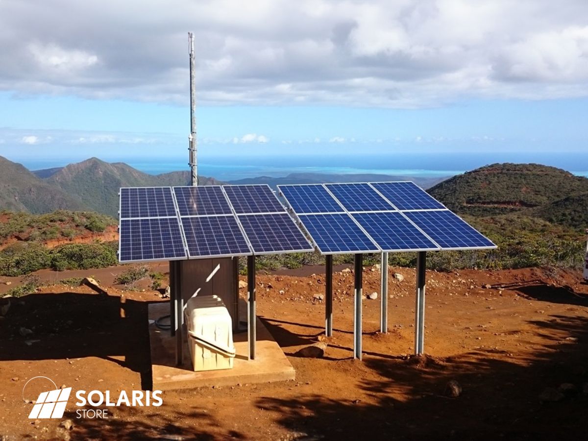 Installation solaire OffGrid pour alimenter un réseau d'antennes relais en Nouvelle Calédonie