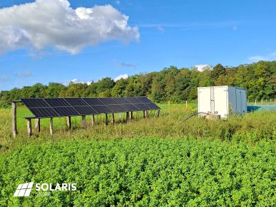 Des pompes solaires pour le maraîchage au sein d'une ferme engagée en polyculture bio : Luthopie