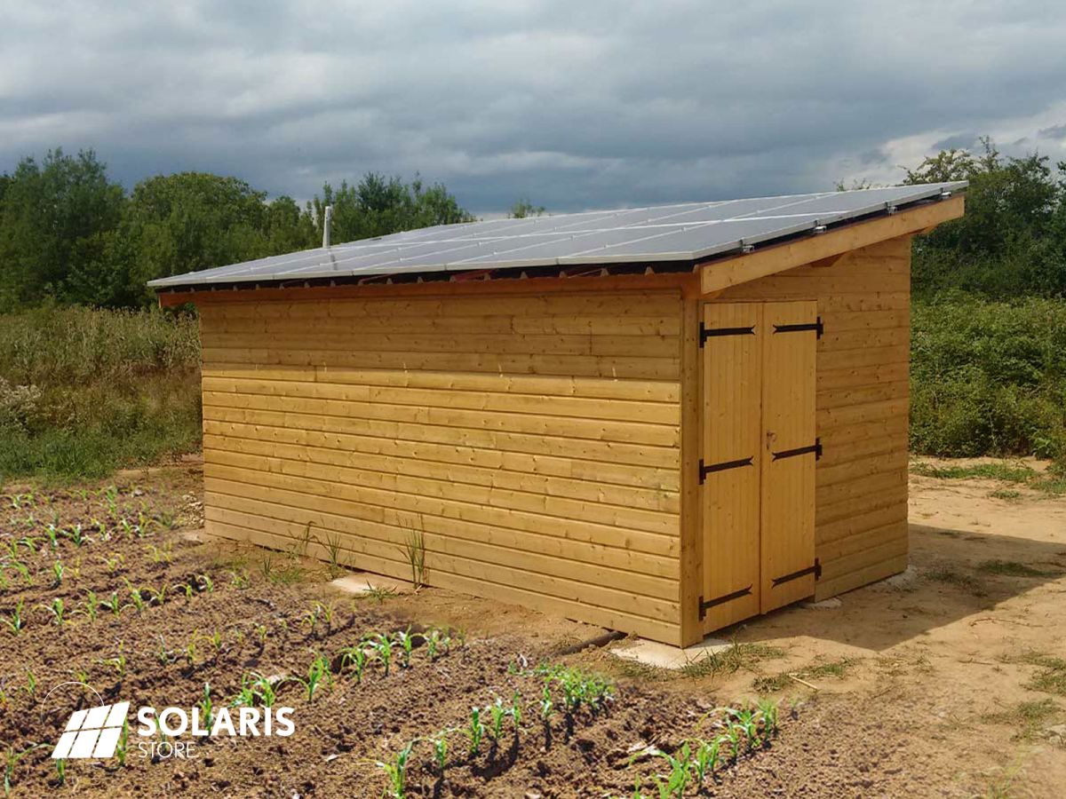 Irrigation d’un champs grâce à une pompe solaire immergée
