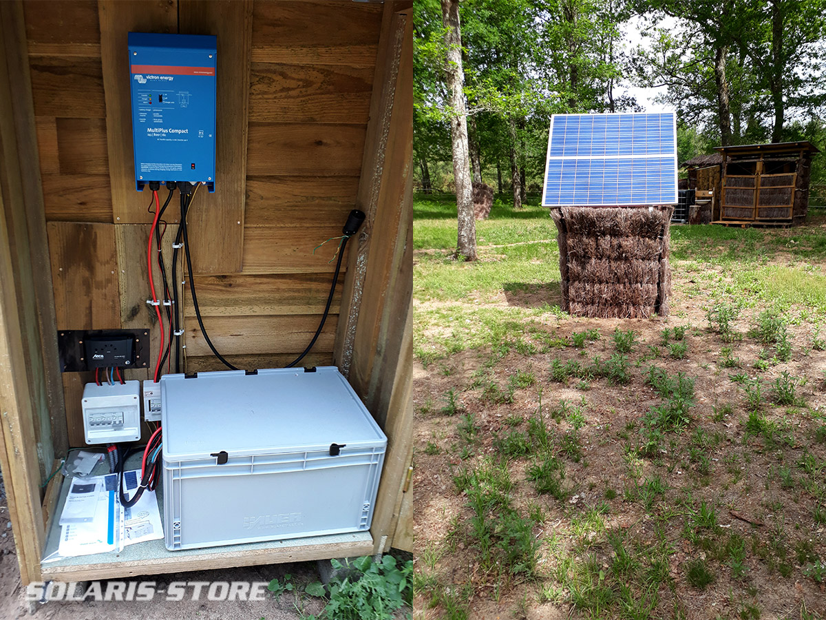 Installation solaire pour tiny house en Gironde