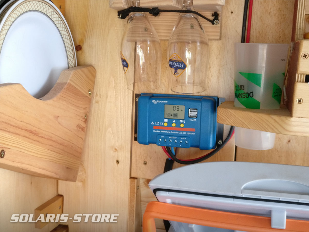 Régulateur LCD pour charger les batterie