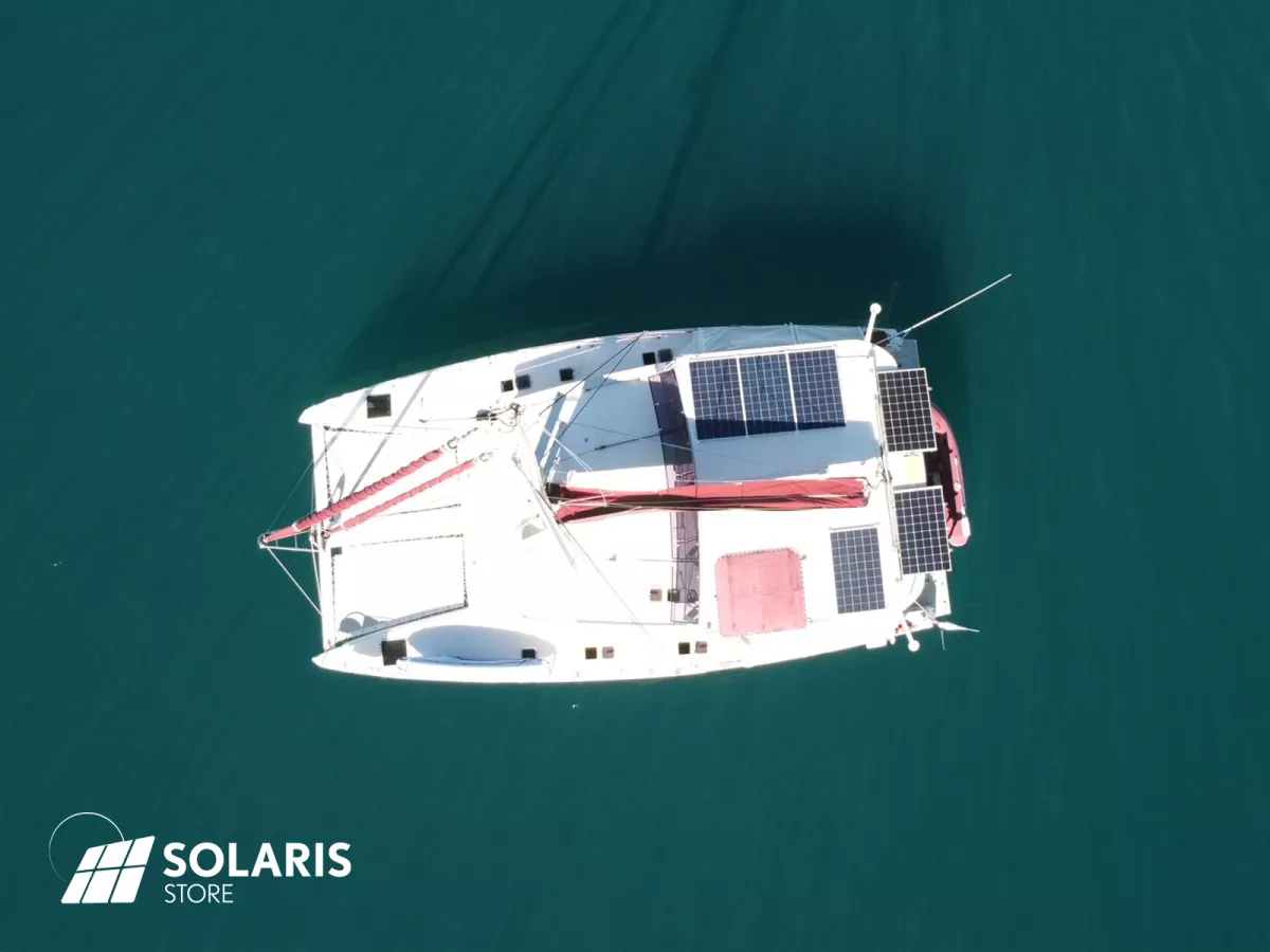 Tour du monde en catamaran Catathai 44 Grand Voyage 100% autonome en électricité