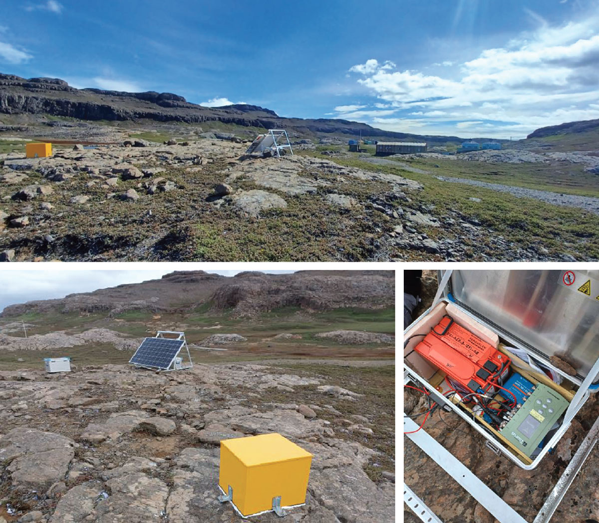 Station sismique solaire de l'institut Polaire