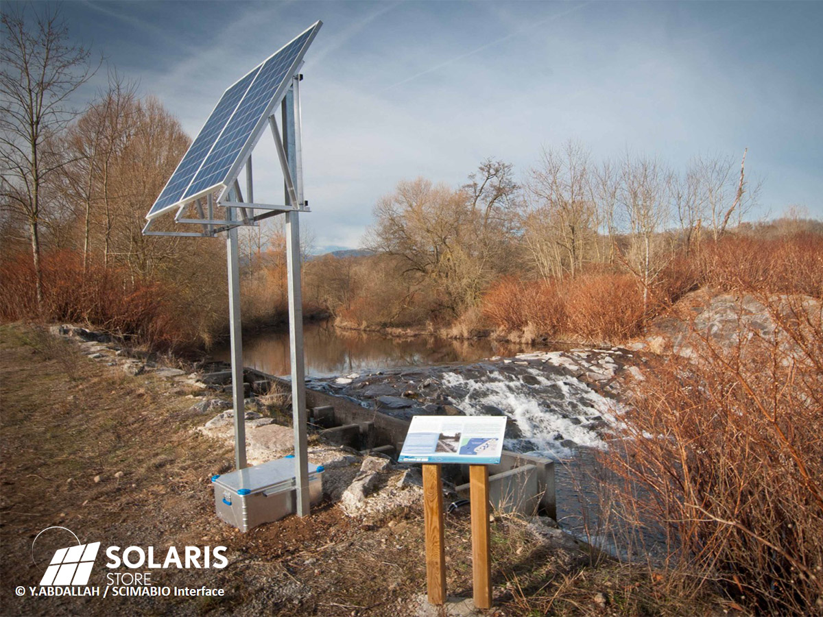 Installation solaire autonome comptage poisson doller