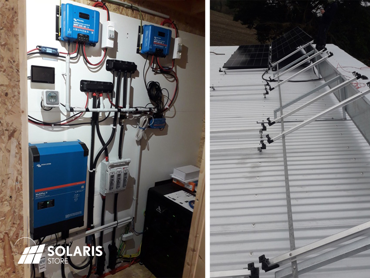 Maison autonome solaire en Bretagne