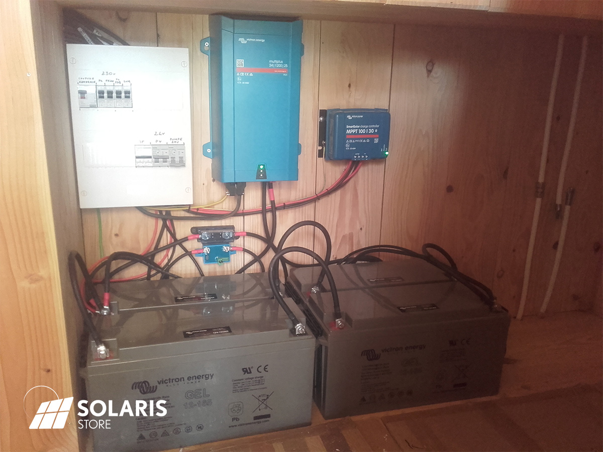 Maison autonome avec le solaire