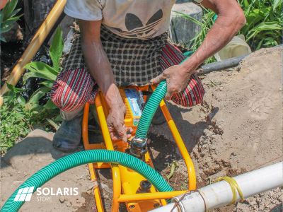 Pompage solaire pour l'irrigation d'un champ dans les DOM-TOM 