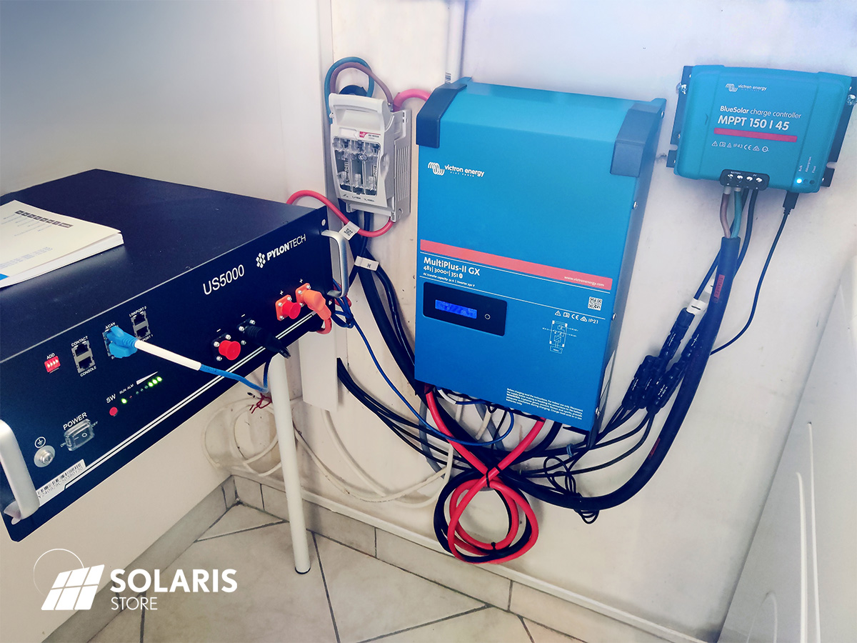 Installation solaire ESS avec Victron