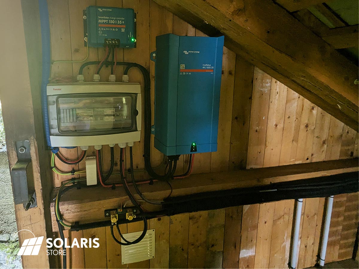 Appareillage Victron pour alimenter le chalet