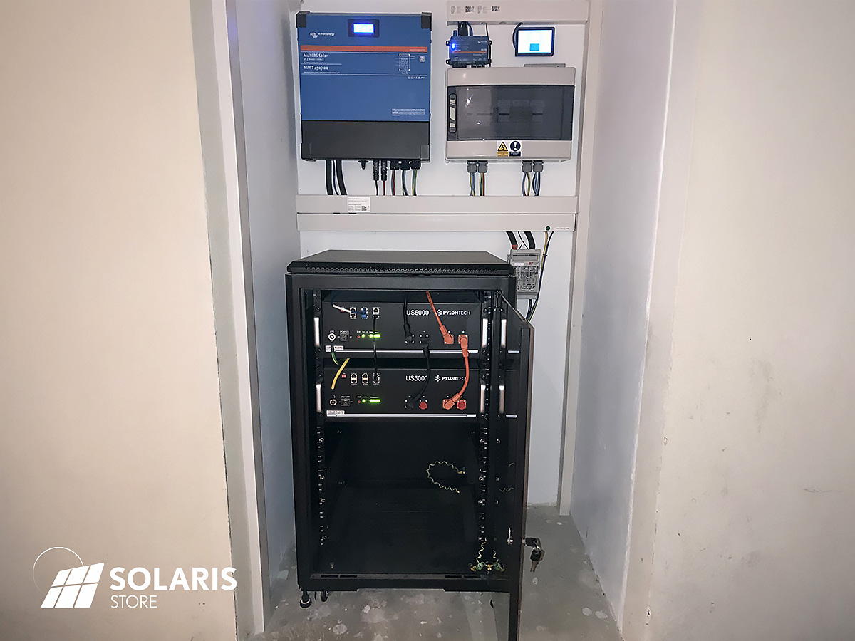 Rack batterie lithium Pylontech