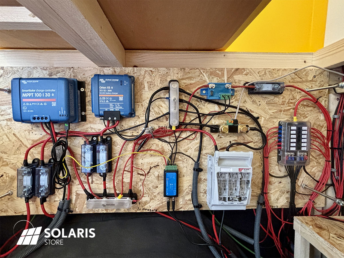 Installation solaire van aménagé