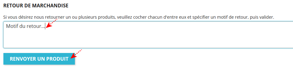 Motif retour